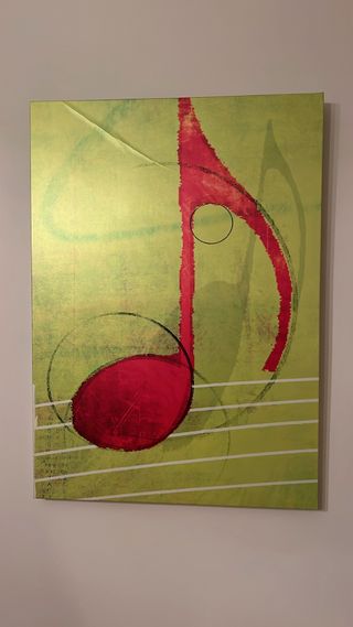 Cuadro decorativo música