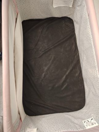 Minicuna Chicco Coletto Rosa+colchón fibra de coco