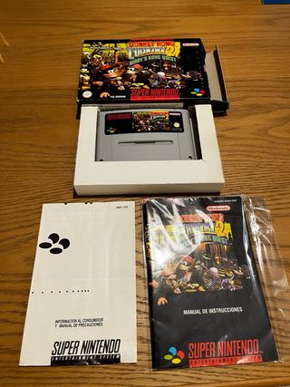 Donkey Kong Country 2 SNES PAL ESP