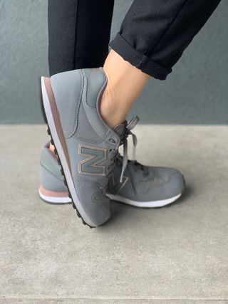 Tênis New Balance 500 Cinza Rosa