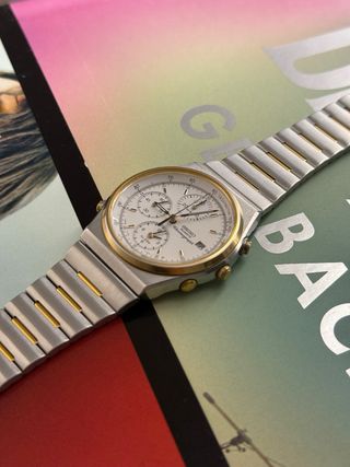 Seiko 7T32 Vintage Quartz Chronograph Alarm - 37mm