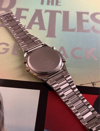 Seiko 7T32 Vintage Quartz Chronograph Alarm - 37mm