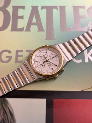 Seiko 7T32 Vintage Quartz Chronograph Alarm - 37mm