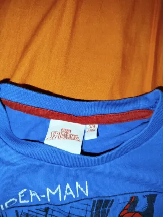 Maglietta maglia t-shirt spiderman Marvel 3/4 anni