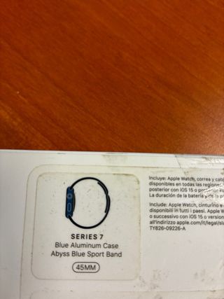 Reloj Apple Watch 46mm azul