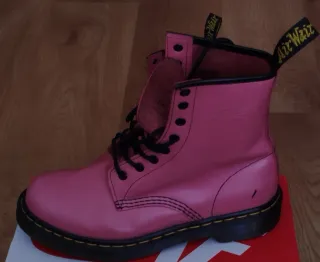 Botas Dr Martens Rosa Charol