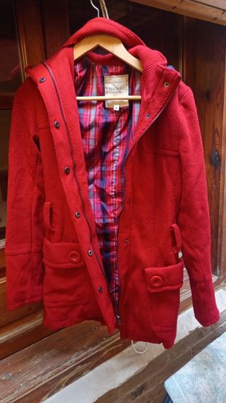 Chaqueta Roja Bershka Talla S
