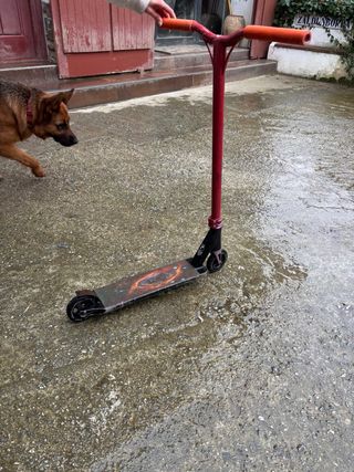 Patinete Scooter Rojo y Morado