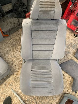 Interior W126 sec Gris Completo muy buen estado