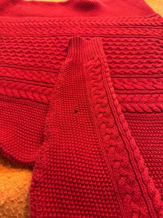 Jersey Rojo Trenzado