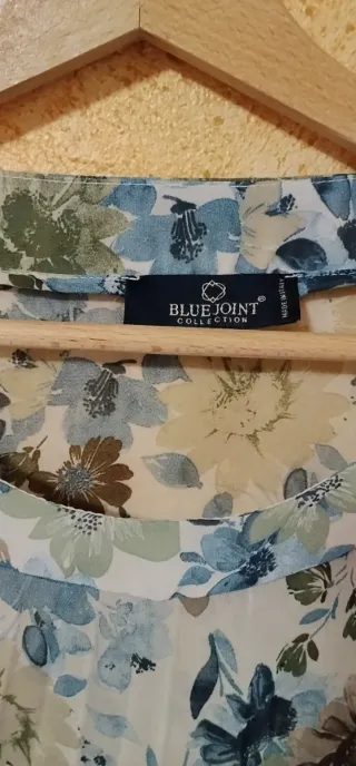 Blusa floreale BLUE JONY taglia unica