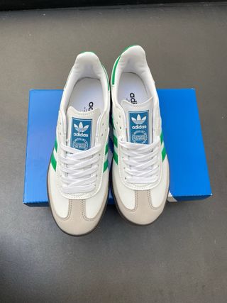 Zapatillas Adidas Samba OG Verdes y Blancas