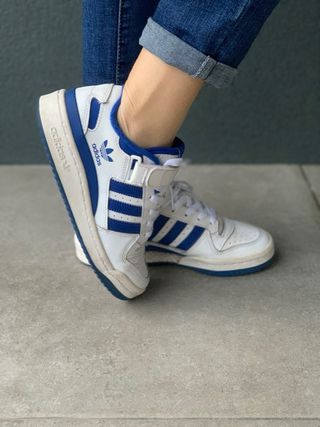 Adidas Forum Bold Azul e Branco