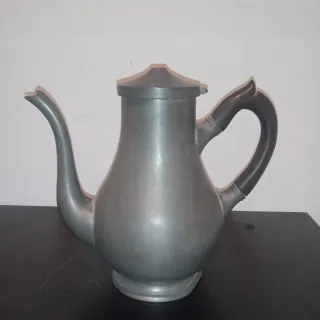 Caffettiera in peltro anni '70