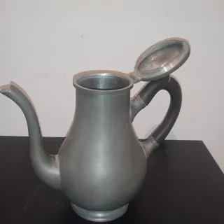 Caffettiera in peltro anni '70