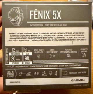 Garmin Fenix 5X Sapphire Reloj Multideporte