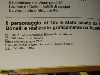 Classic Tex n°1 a color e manuali Tex fumetto