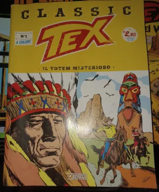 Classic Tex n°1 a color e manuali Tex fumetto