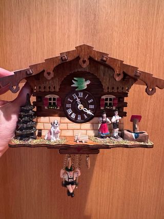 Reloj de cuco alemán Trenke Uhren con música