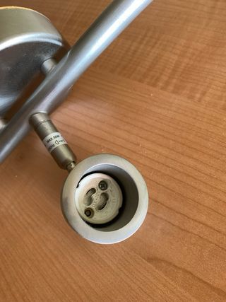 Lámpara de tres focos