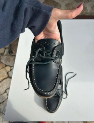 Náuticos de piel Martinelli Azul Marino