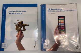 Libro Matemáticas Aplicadas a las CCSS 1 bachiller