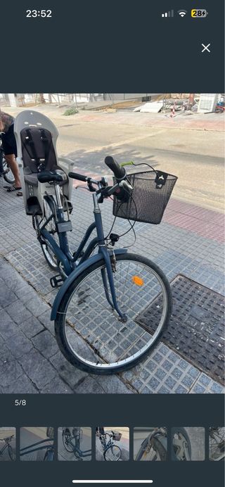 Bicicleta Urbana Elops con Cesta