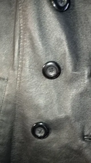 Cazadora de cuero negra mujer