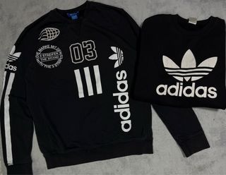Lote 2 Sudaderas Adidas Negras