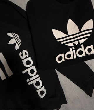 Lote 2 Sudaderas Adidas Negras