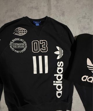 Lote 2 Sudaderas Adidas Negras