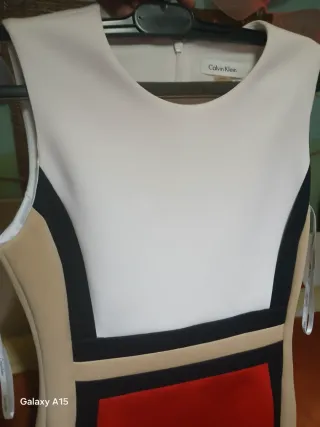 Vestido Calvin Klein Neopreno Talla S-36