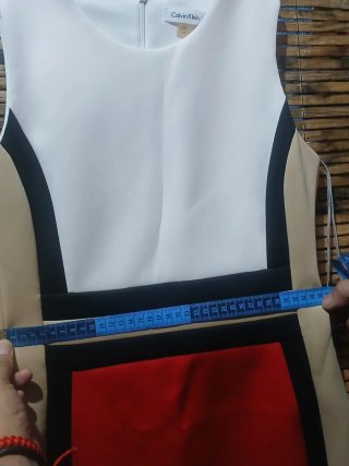 Vestido Calvin Klein Neopreno Talla S-36