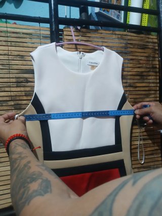 Vestido Calvin Klein Neopreno Talla S-36