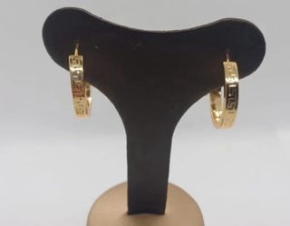Aros chapado en oro 2 cm y medio