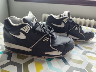 Nike Air Flight Zapatillas Negras Blancas