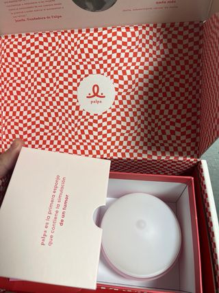 Palpa dispositivo educación para el cancer de mama