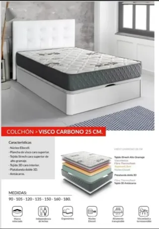 Colchones + canapés + cabezales + mesitas