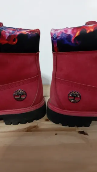 Botas Timberland Edición Limitada Rojas