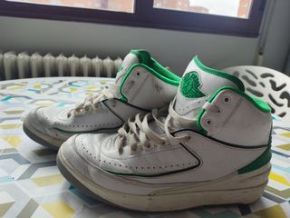 Zapatillas Jordan Blancas y Verdes