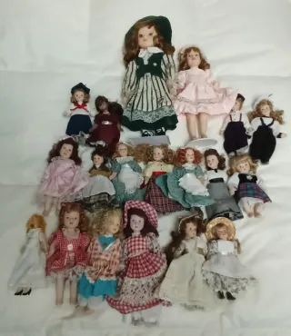 Muñecas de porcelana lote