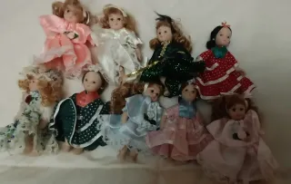 Muñecas de porcelana lote