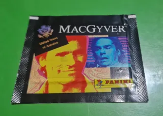 Sobre cromos MacGyver Panini sin abrir