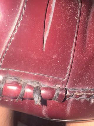 Mocasines J. Crew Burdeos Talla 44