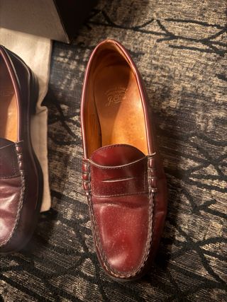 Mocasines J. Crew Burdeos Talla 44