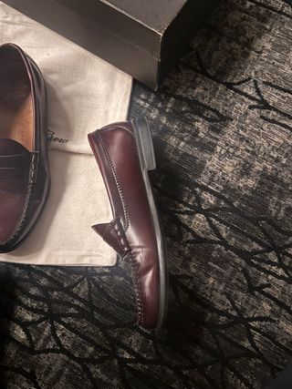 Mocasines J. Crew Burdeos Talla 44