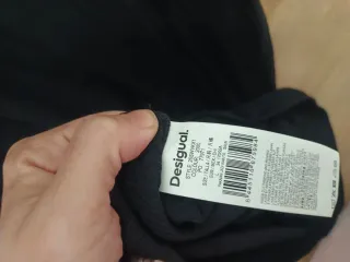 Vestido Desigual Negro Estampado Floral