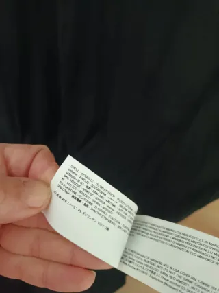 Vestido Desigual Negro Estampado Floral