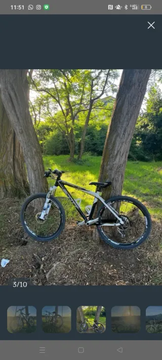 Bicicleta Scott de Fibra de Carbono