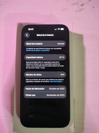 iPhone 15 Pro 256GB Azul/Plata